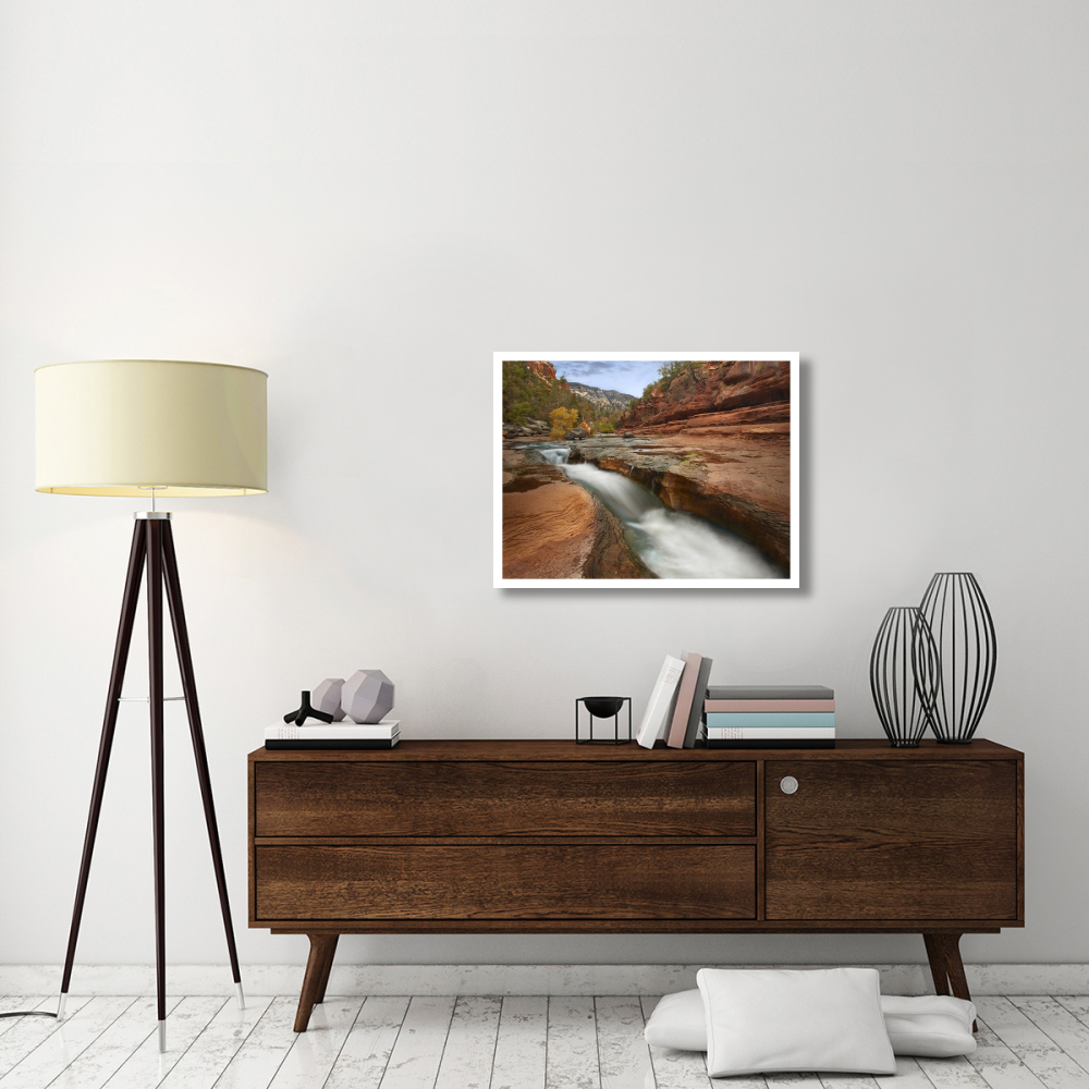 Oak Creek in Slide Rock State Park near Sedona, Arizona-Paper Art-34&quotx26"
