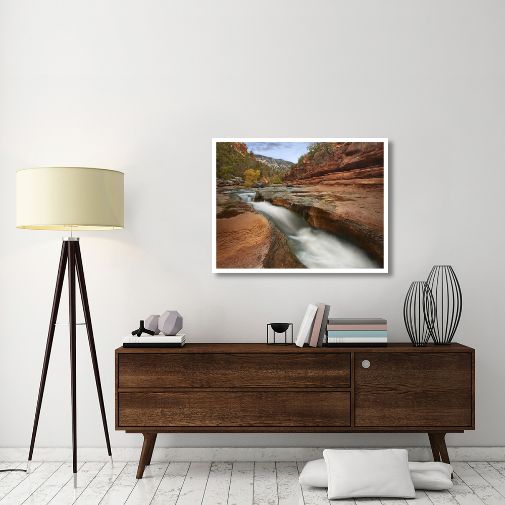 Oak Creek in Slide Rock State Park near Sedona, Arizona-Paper Art-42&quotx32"