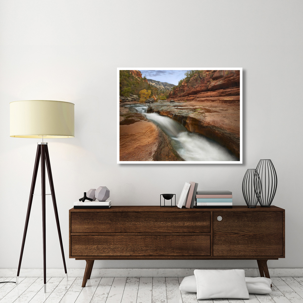 Oak Creek in Slide Rock State Park near Sedona, Arizona-Paper Art-50&quotx38"