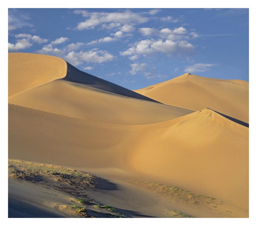 Sand dunes, Great Sand Dunes National Monument, Colorado-Paper Art-32"x28.1"