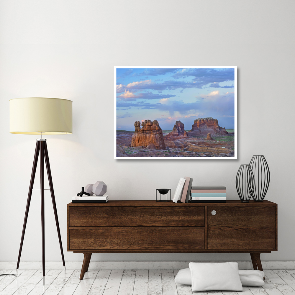 Eroded buttes in desert, Bryce Canyon National Park, Utah-Paper Art-50&quotx38"