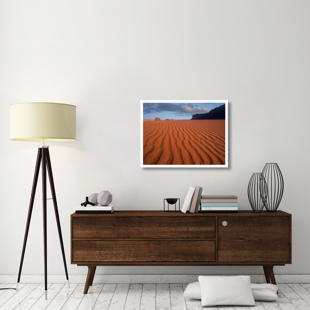 Sand dunes at Monument Valley Navajo Tribal Park, Arizona-Paper Art-34&quotx26"