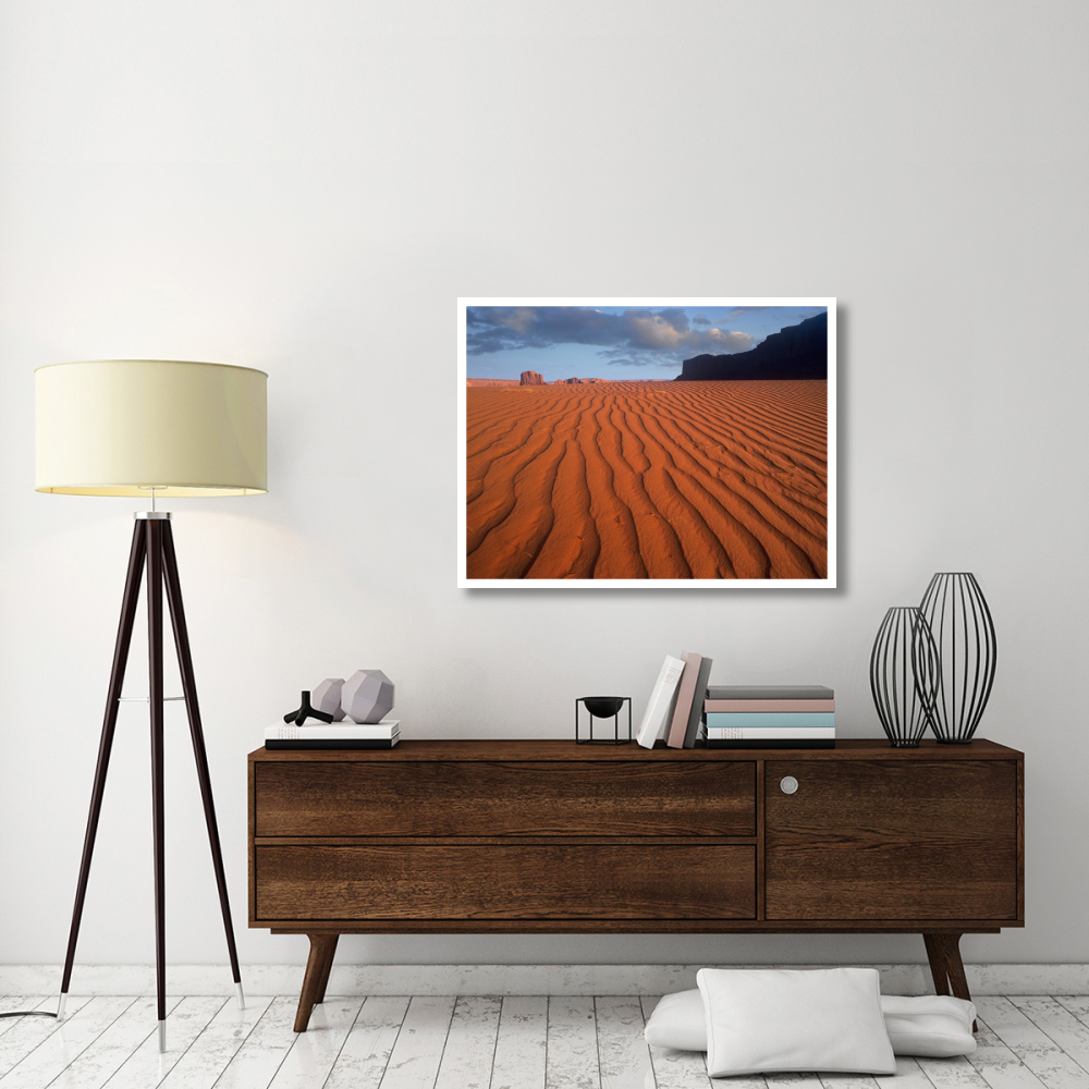 Sand dunes at Monument Valley Navajo Tribal Park, Arizona-Paper Art-42&quotx32"