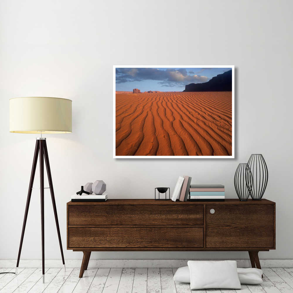 Sand dunes at Monument Valley Navajo Tribal Park, Arizona-Paper Art-50&quotx38"