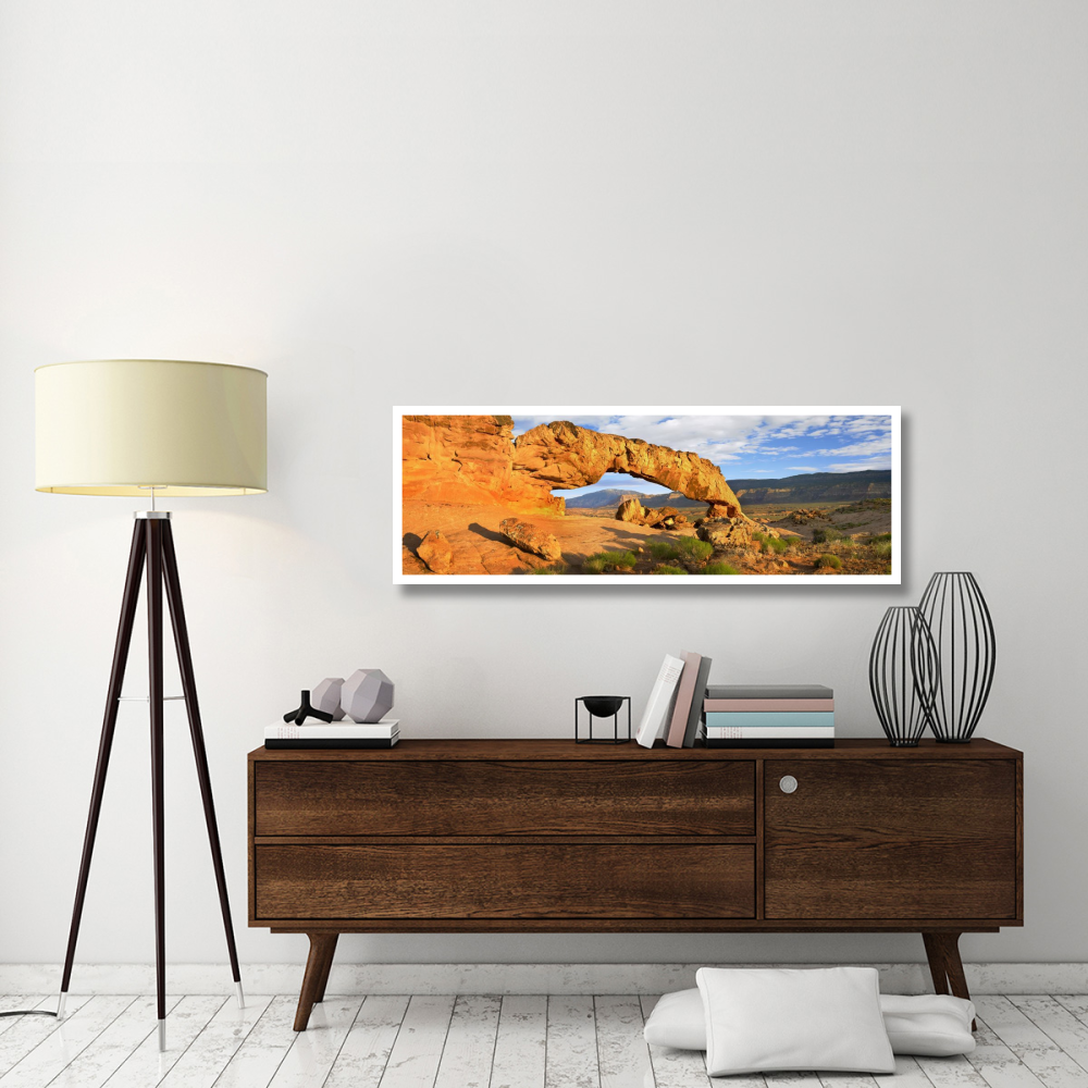 Panorama of Sunset Arch, Escalante National Monument, Utah-Paper Art-56&quotx20"