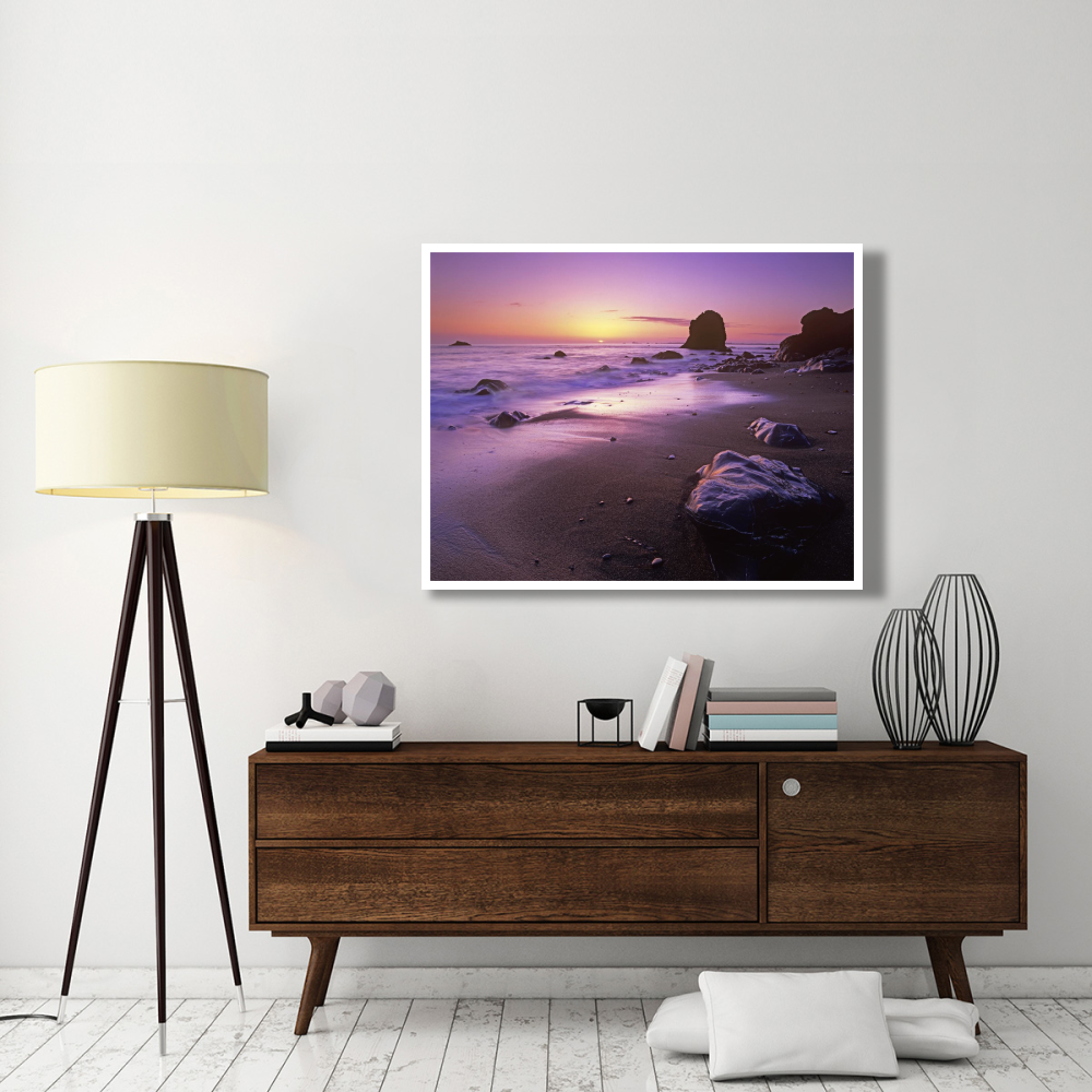 Enderts Beach at sunset, Redwood National Park, California-Paper Art-50&quotx38"