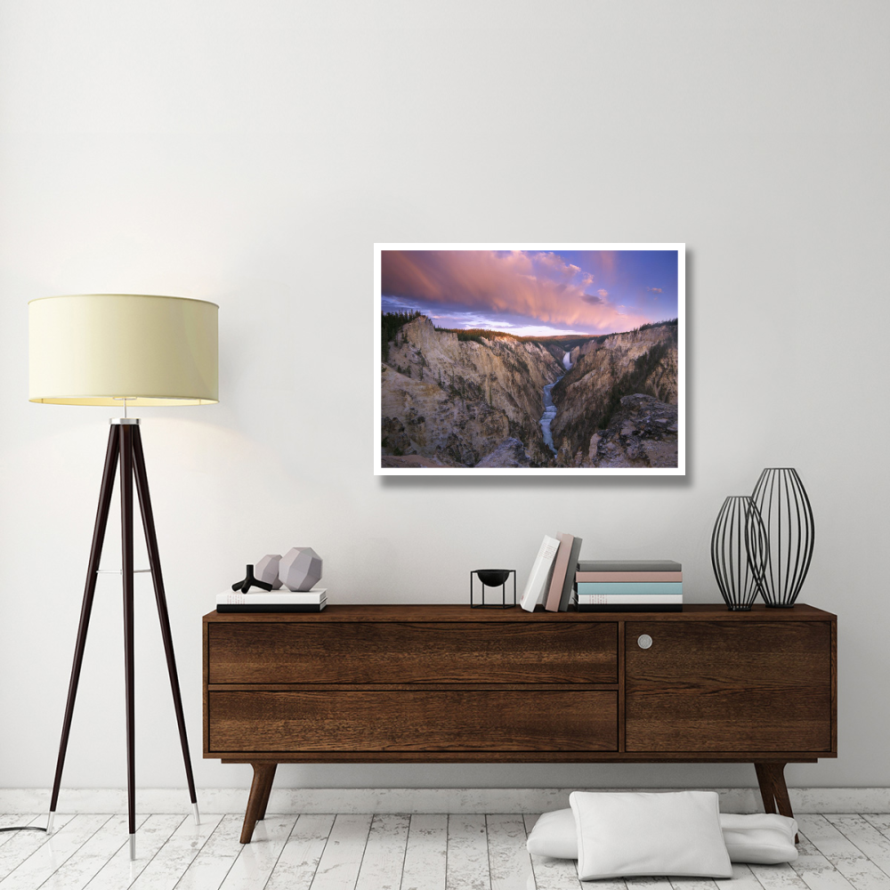Lower Yellowstone Falls, Yellowstone National Park, Wyoming-Paper Art-42&quotx32"