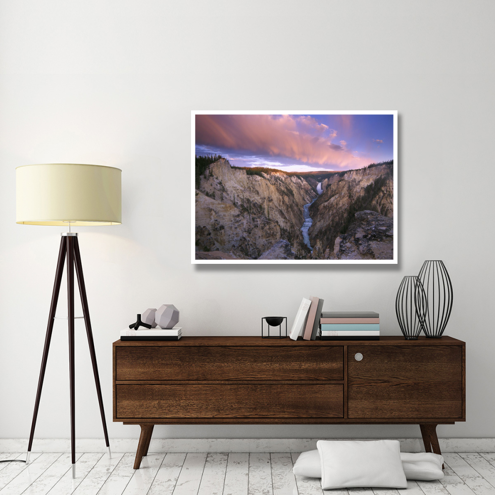 Lower Yellowstone Falls, Yellowstone National Park, Wyoming-Paper Art-50&quotx38"