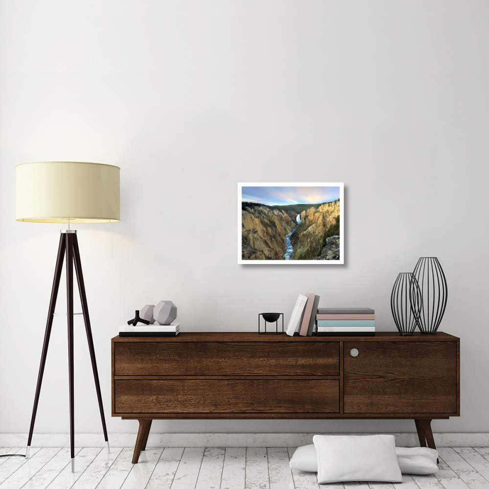 Lower Yellowstone Falls, Yellowstone National Park, Wyoming-Paper Art-26&quotx20"