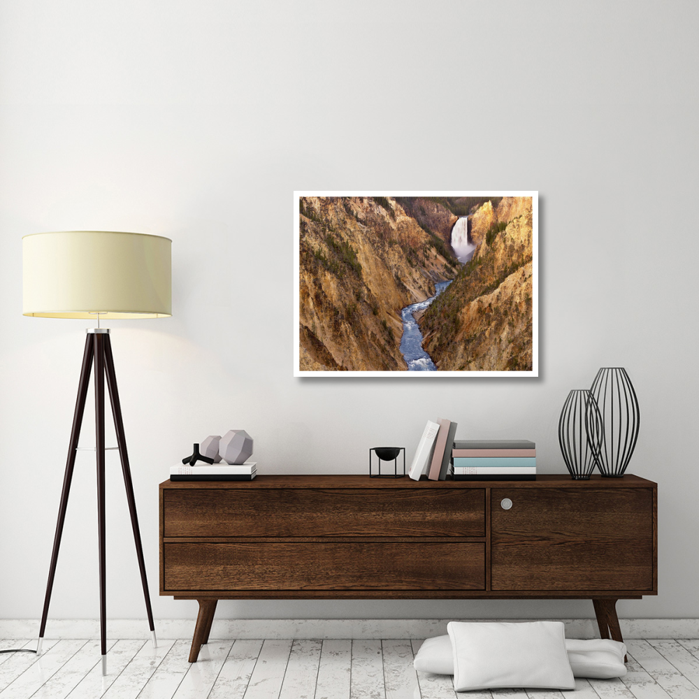 Lower Yellowstone Falls, Yellowstone National Park, Wyoming-Paper Art-42&quotx32"