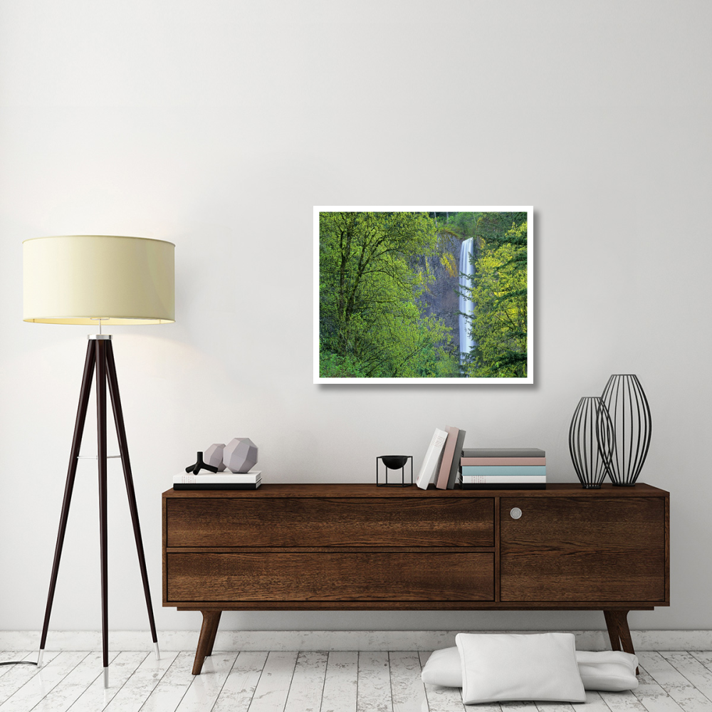 Latourell Falls, Columbia River Gorge near Portland, Oregon-Paper Art-37&quotx30"