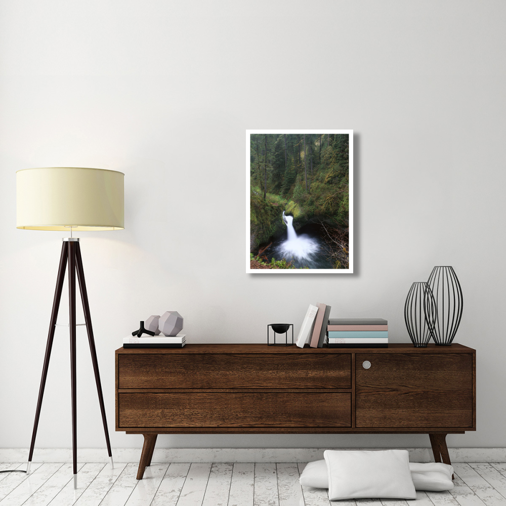 Punchbowl Falls at Eagle Creek, Columbia River Gorge, Oregon-Paper Art-26&quotx34"