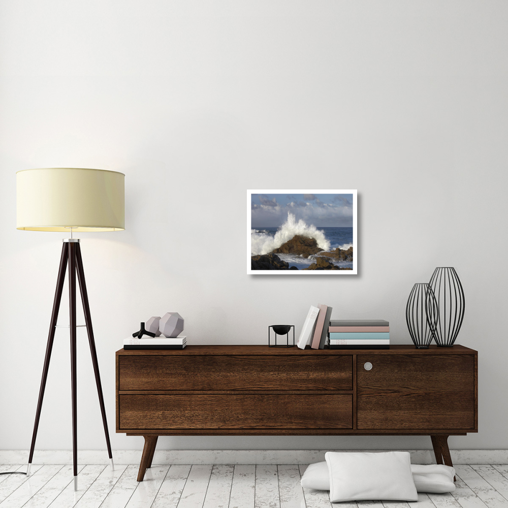 Crashing waves at Garrapata State Beach, Big Sur, California-Paper Art-26&quotx20"