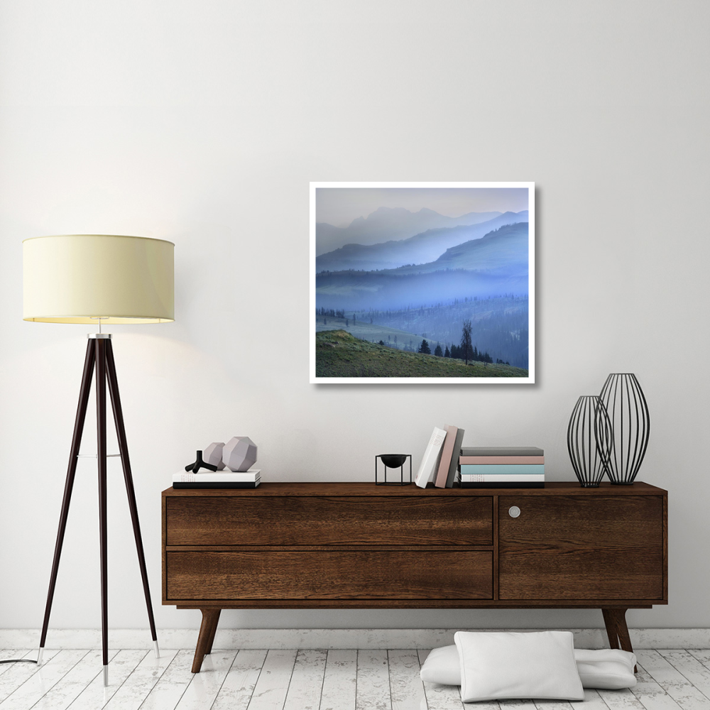Mist over Absaroka Range, Yellowstone National Park, Wyoming-Paper Art-38&quotx34.04"