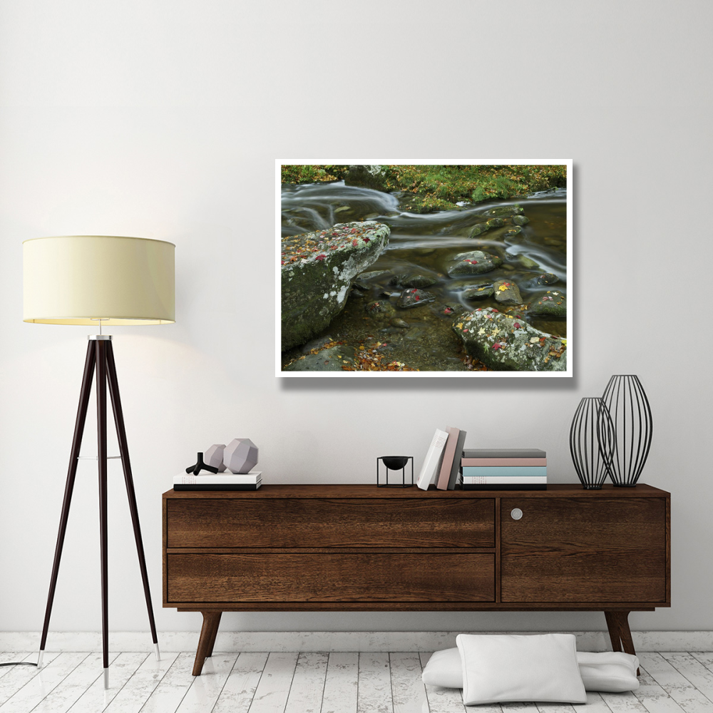 Laurel Creek, Great Smoky Mountains National Park, Tennessee-Paper Art-50&quotx38"
