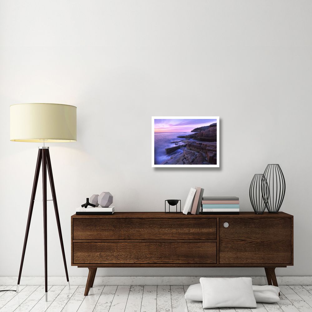 Atlantic coast near Thunder Hole, Acadia National Park, Maine-Paper Art-26&quotx20"