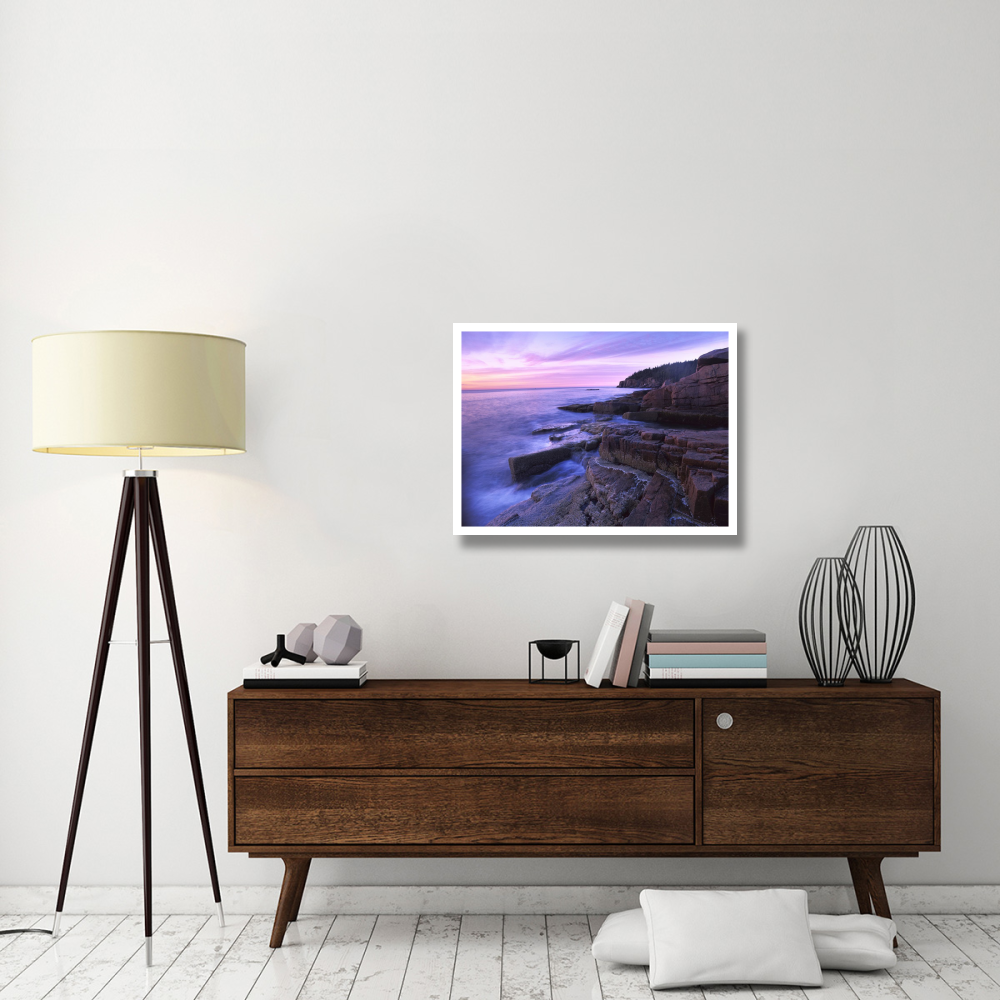 Atlantic coast near Thunder Hole, Acadia National Park, Maine-Paper Art-34&quotx26"