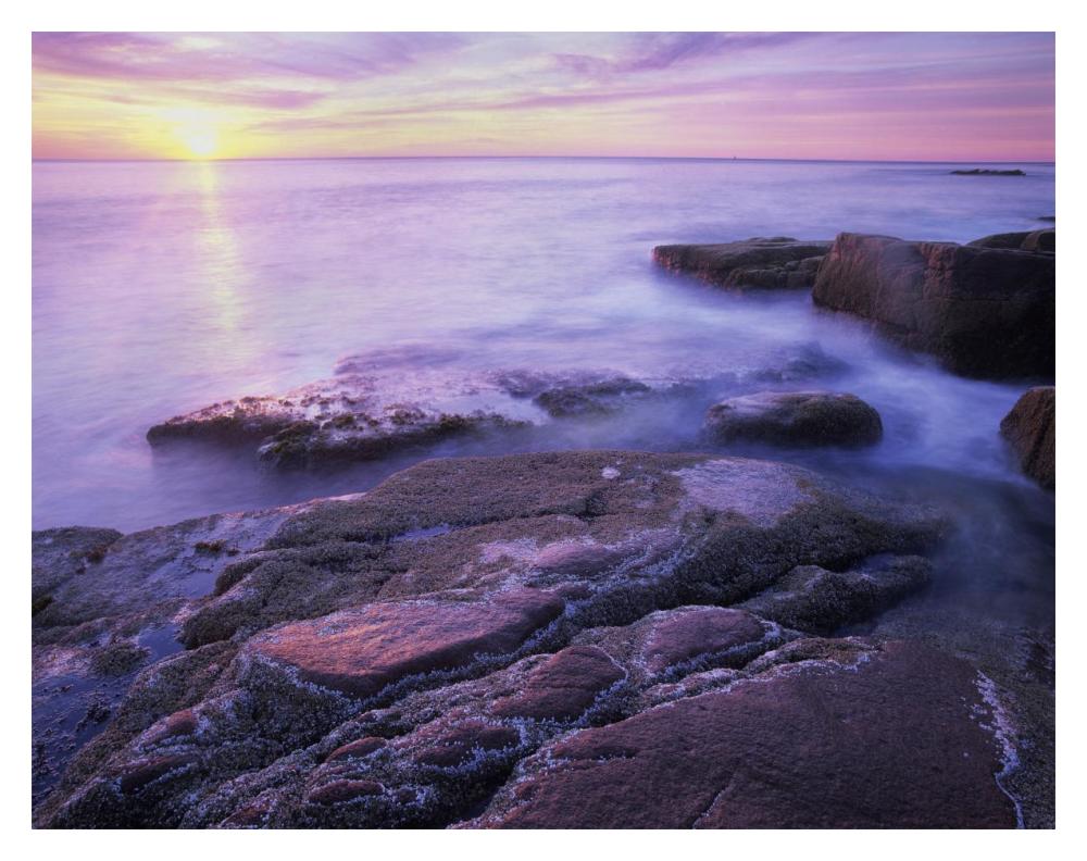 Atlantic coast near Thunder Hole, Acadia National Park, Maine-Paper Art-18"x14"