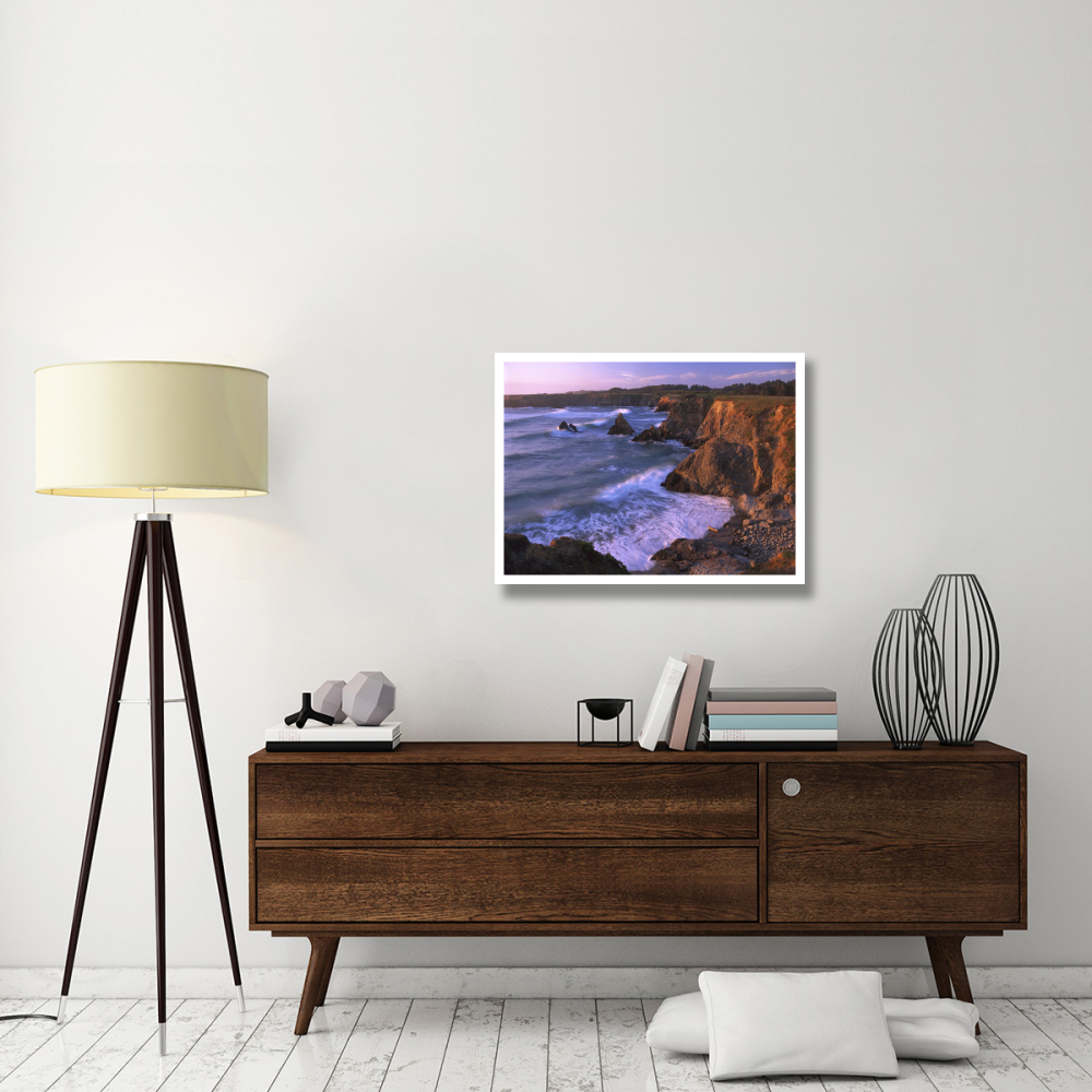 Beach at Jughandle State Reserve, Mendocino County, California-Paper Art-34&quotx26"