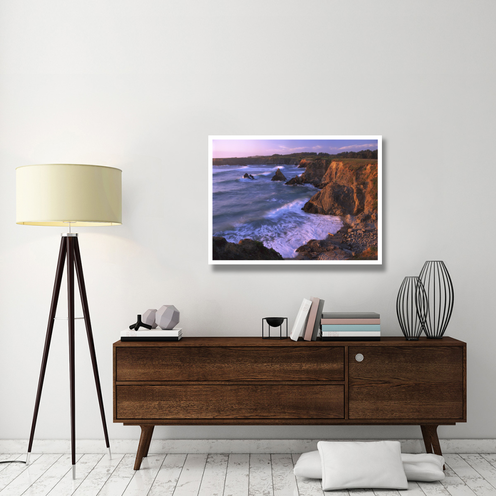 Beach at Jughandle State Reserve, Mendocino County, California-Paper Art-42&quotx32"