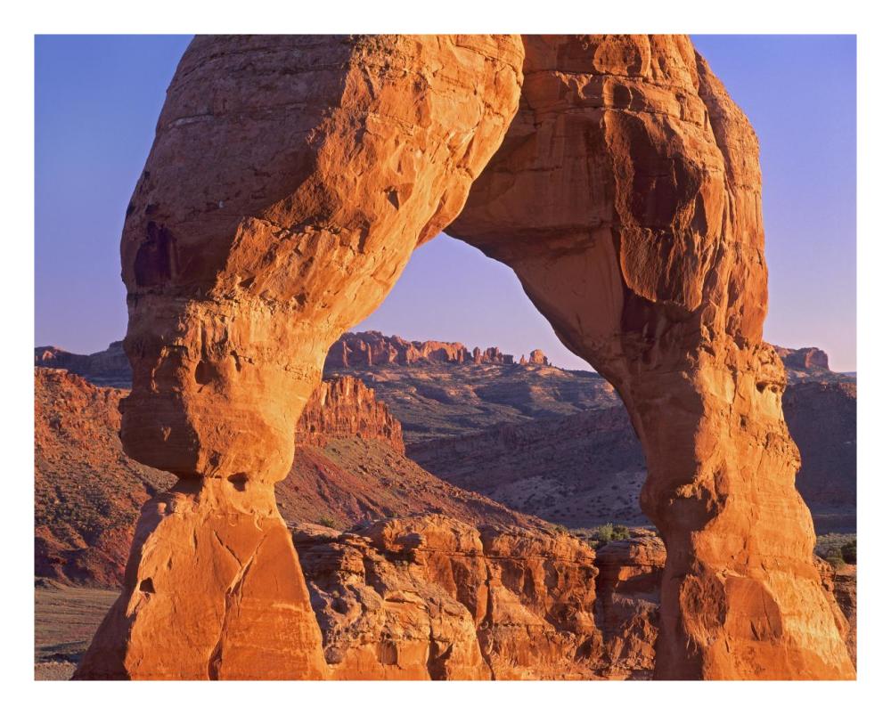 Delicate Arch and La Sal Mountains, Arches National Park, Utah-Paper Art-26"x22"