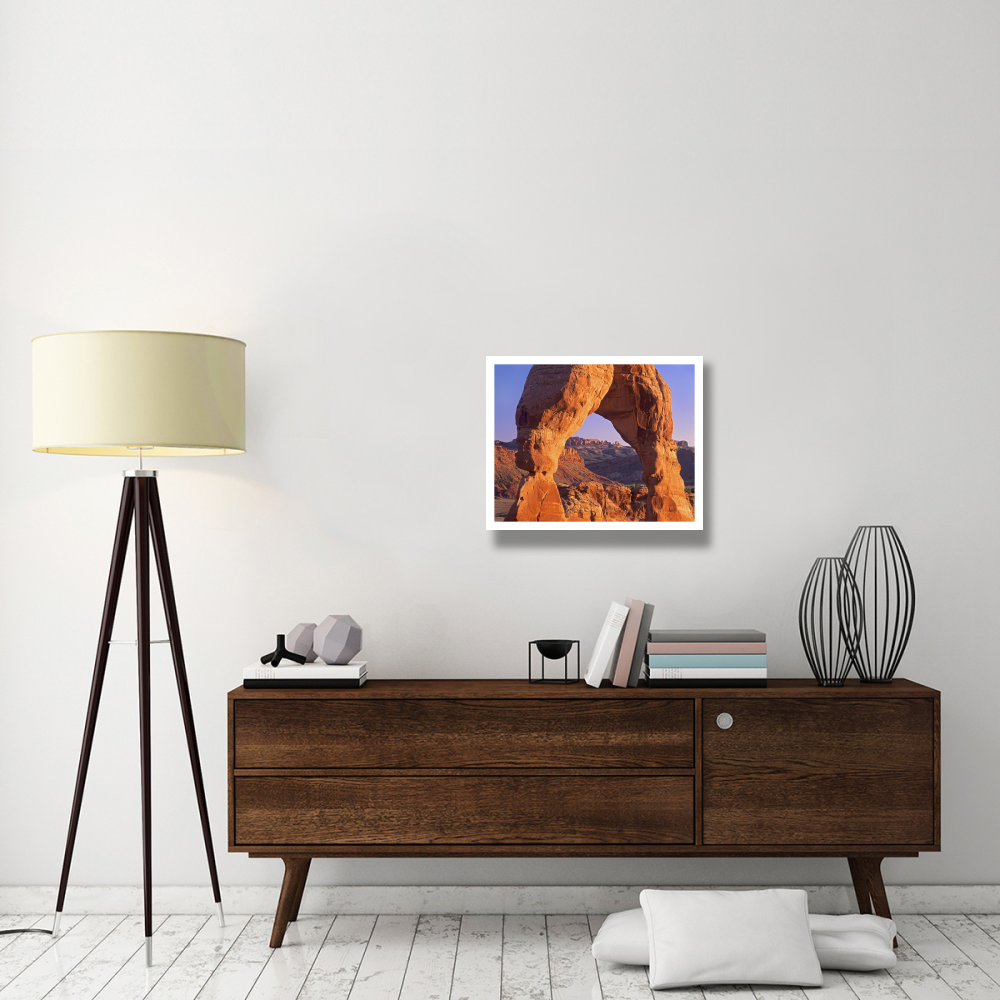 Delicate Arch and La Sal Mountains, Arches National Park, Utah-Paper Art-26&quotx22"
