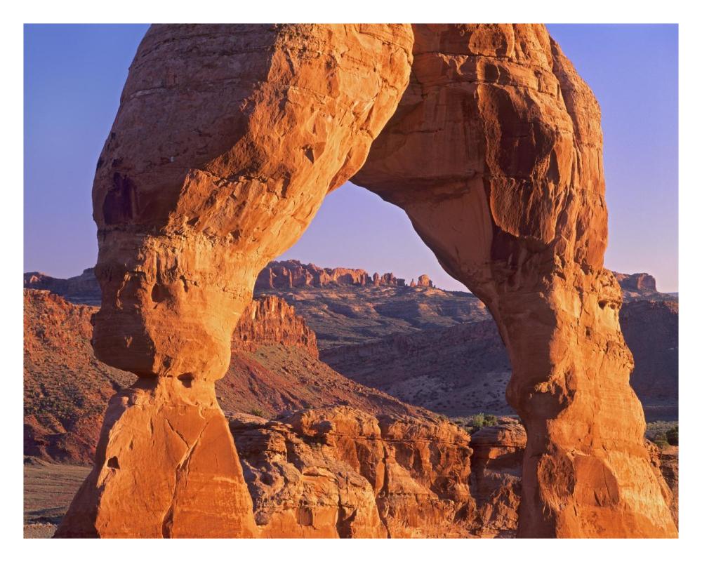 Delicate Arch and La Sal Mountains, Arches National Park, Utah-Paper Art-30"x24"