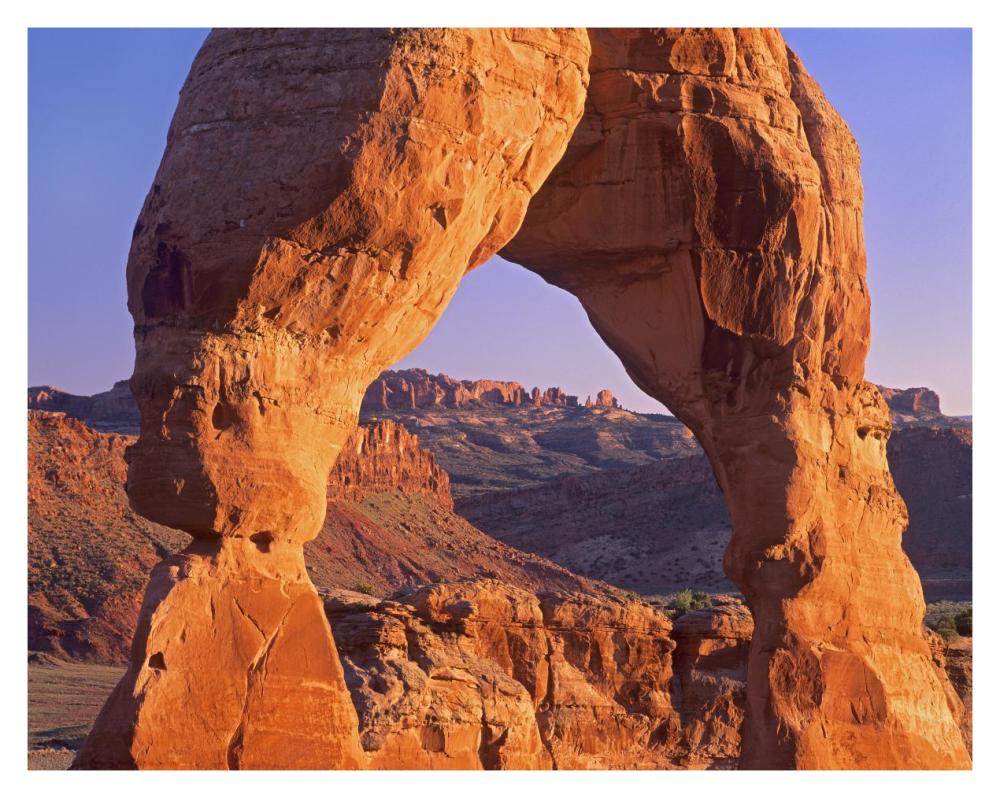 Delicate Arch and La Sal Mountains, Arches National Park, Utah-Paper Art-37"x30"