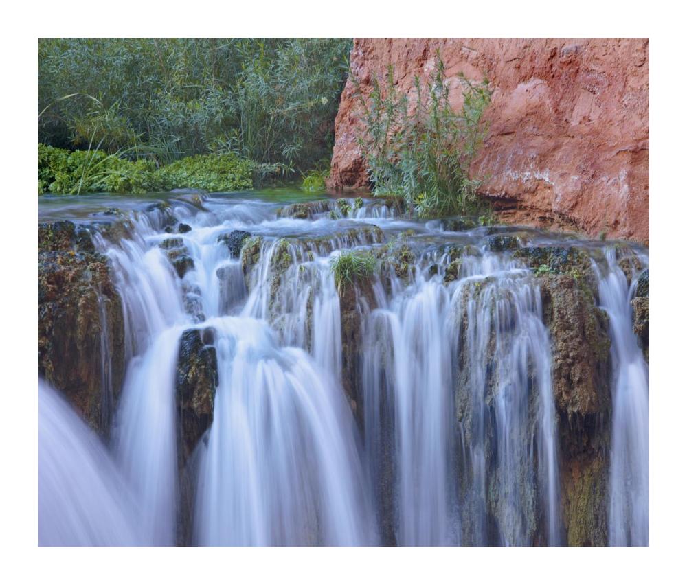 Rock Falls, Havasu Canyon, Grand Canyon National Park, Arizona-Paper Art-18"x15.28"