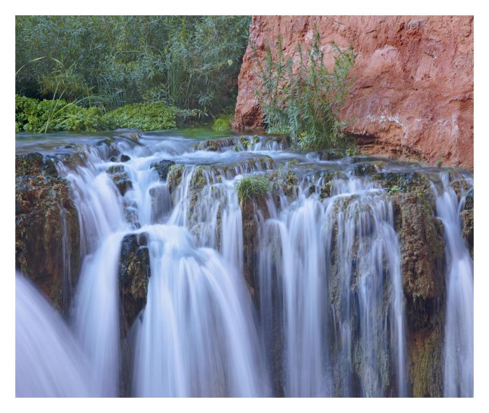 Rock Falls, Havasu Canyon, Grand Canyon National Park, Arizona-Paper Art-32"x26.9"