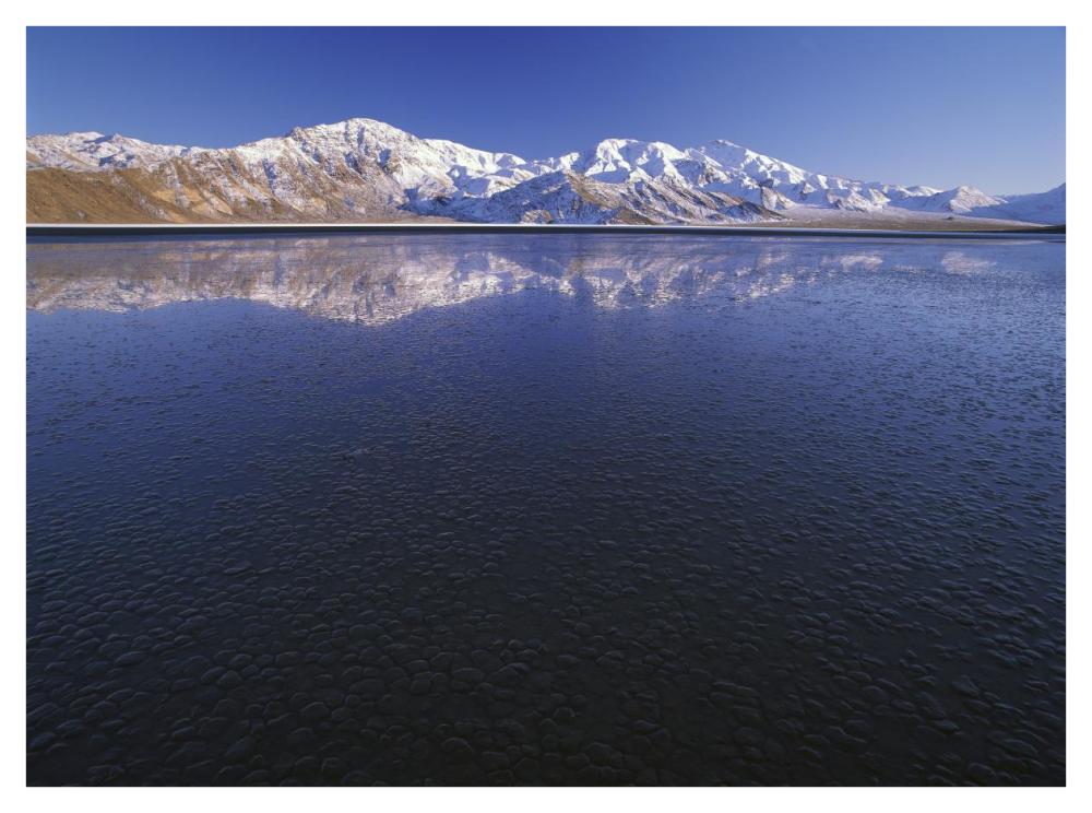 Flooded Racetrack Playa, Death Valley National Park, California-Paper Art-42"x32"