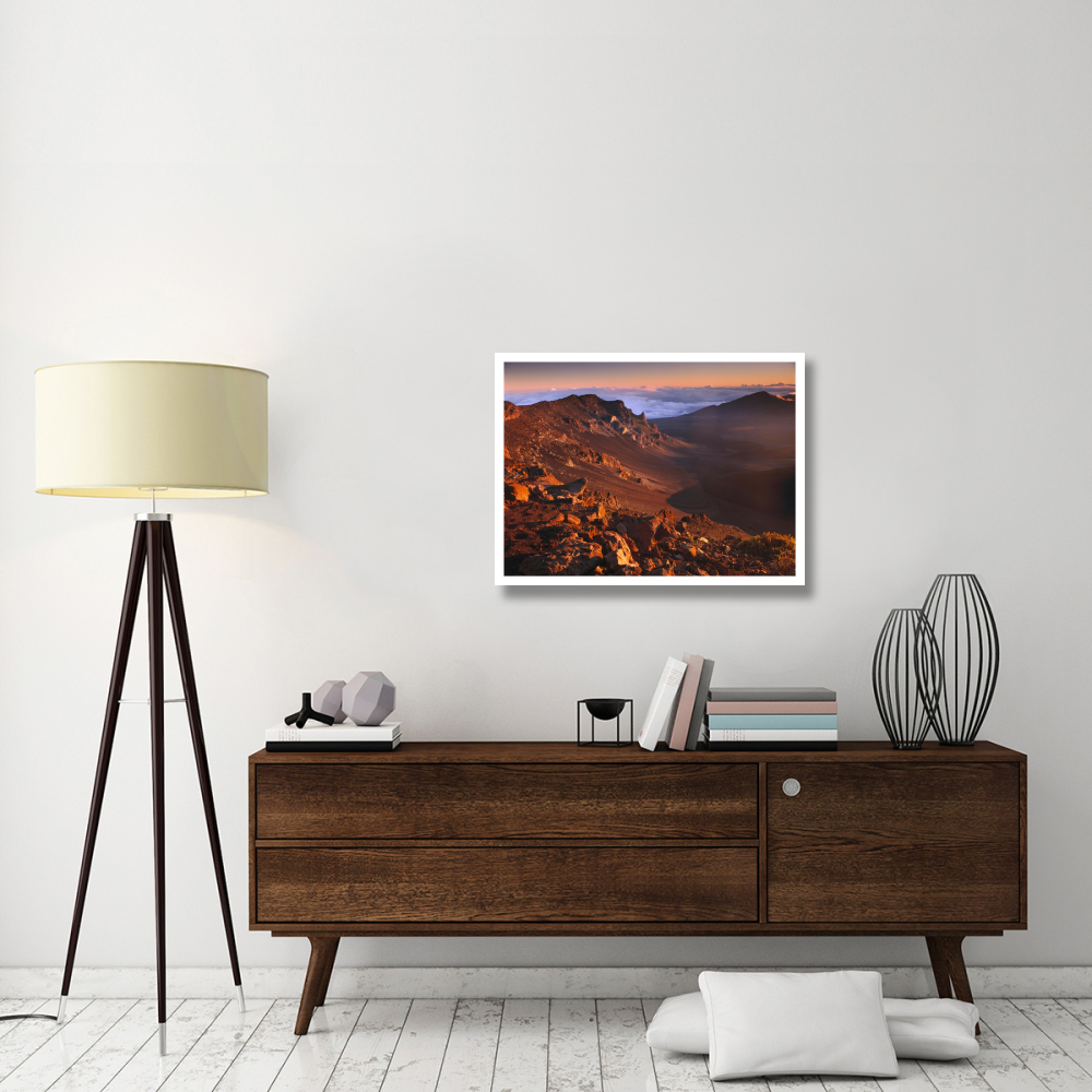 Rock of Haleakala Crater, Haleakala National Park, Maui, Hawaii-Paper Art-34&quotx26"