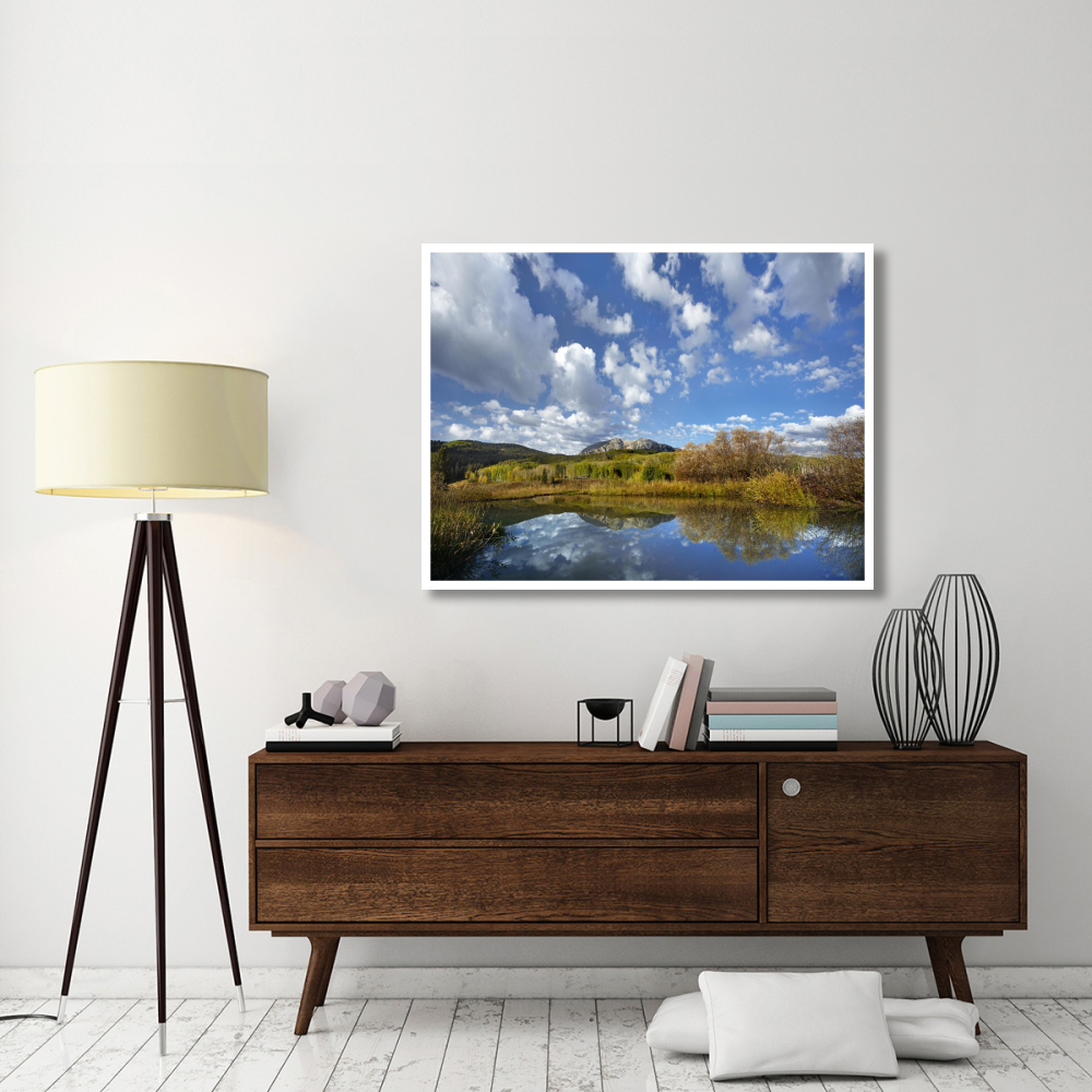 Pond near East Beckwith Mountain, West Elk Wilderness, Colorado-Paper Art-50&quotx38"