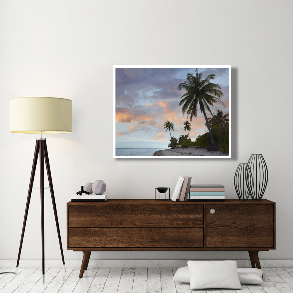 Coconut Palm trees, Pamilacan Island, Bohol Island, Philippines-Paper Art-50&quotx38"
