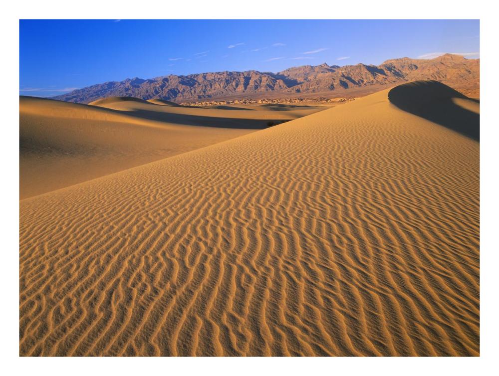 Mesquite Flat Sand Dunes, Death Valley National Park, California-Paper Art-26"x20"