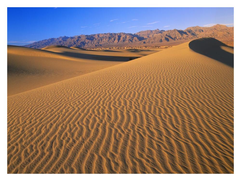 Mesquite Flat Sand Dunes, Death Valley National Park, California-Paper Art-34"x26"