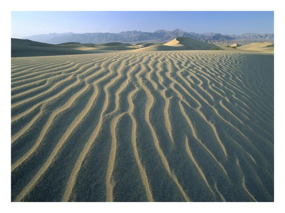 Mesquite Flat Sand Dunes, Death Valley National Park, California-Paper Art-26"x20"
