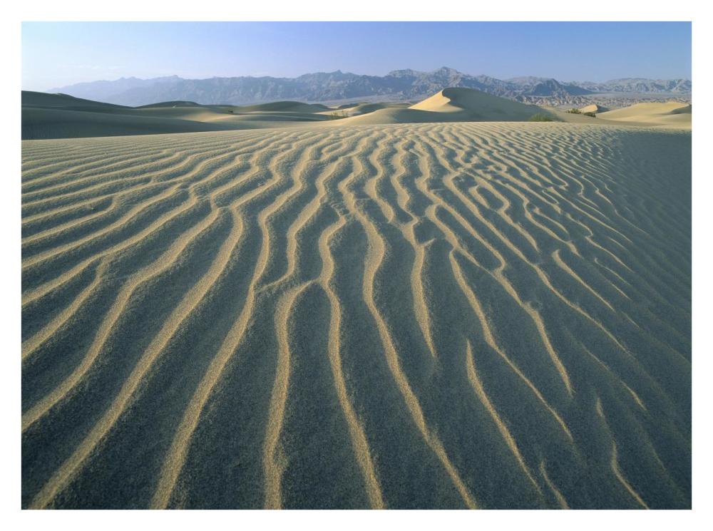 Mesquite Flat Sand Dunes, Death Valley National Park, California-Paper Art-34"x26"