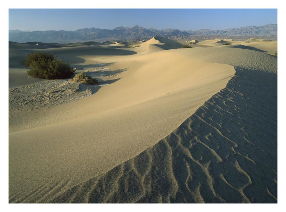 Mesquite Flat Sand Dunes, Death Valley National Park, California-Paper Art-34"x26"