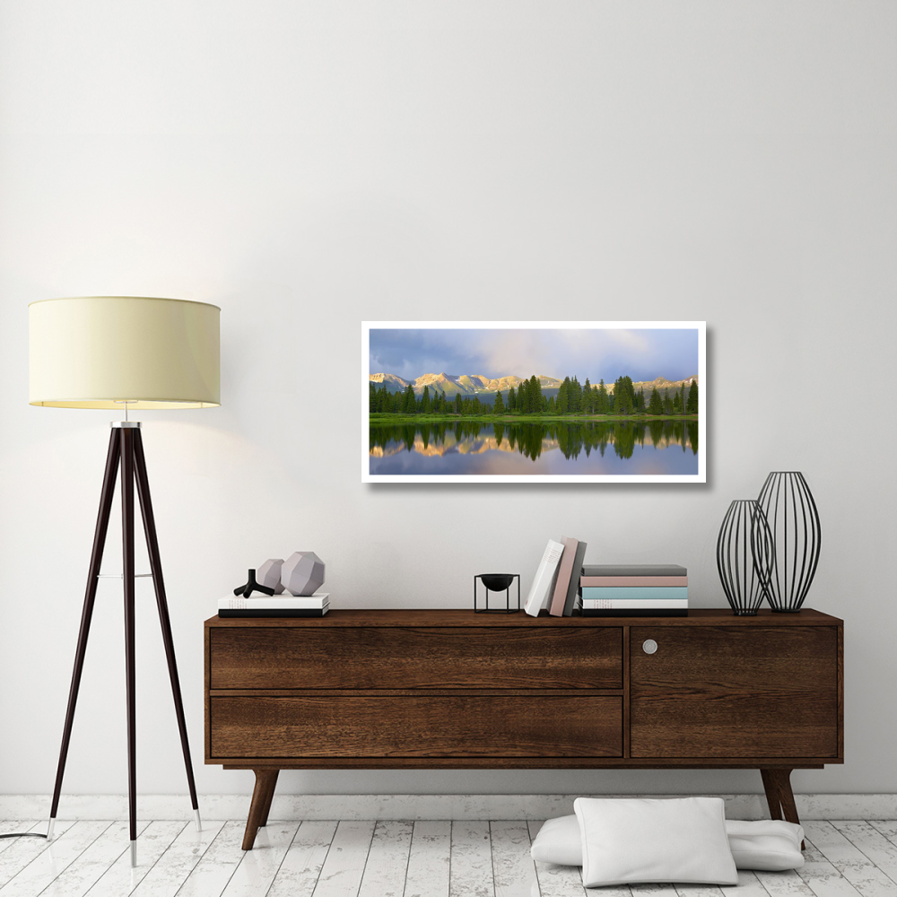 Panorama of West Needle Mountains, Weminuche Wilderness, Colorado-Paper Art-46&quotx21.8"