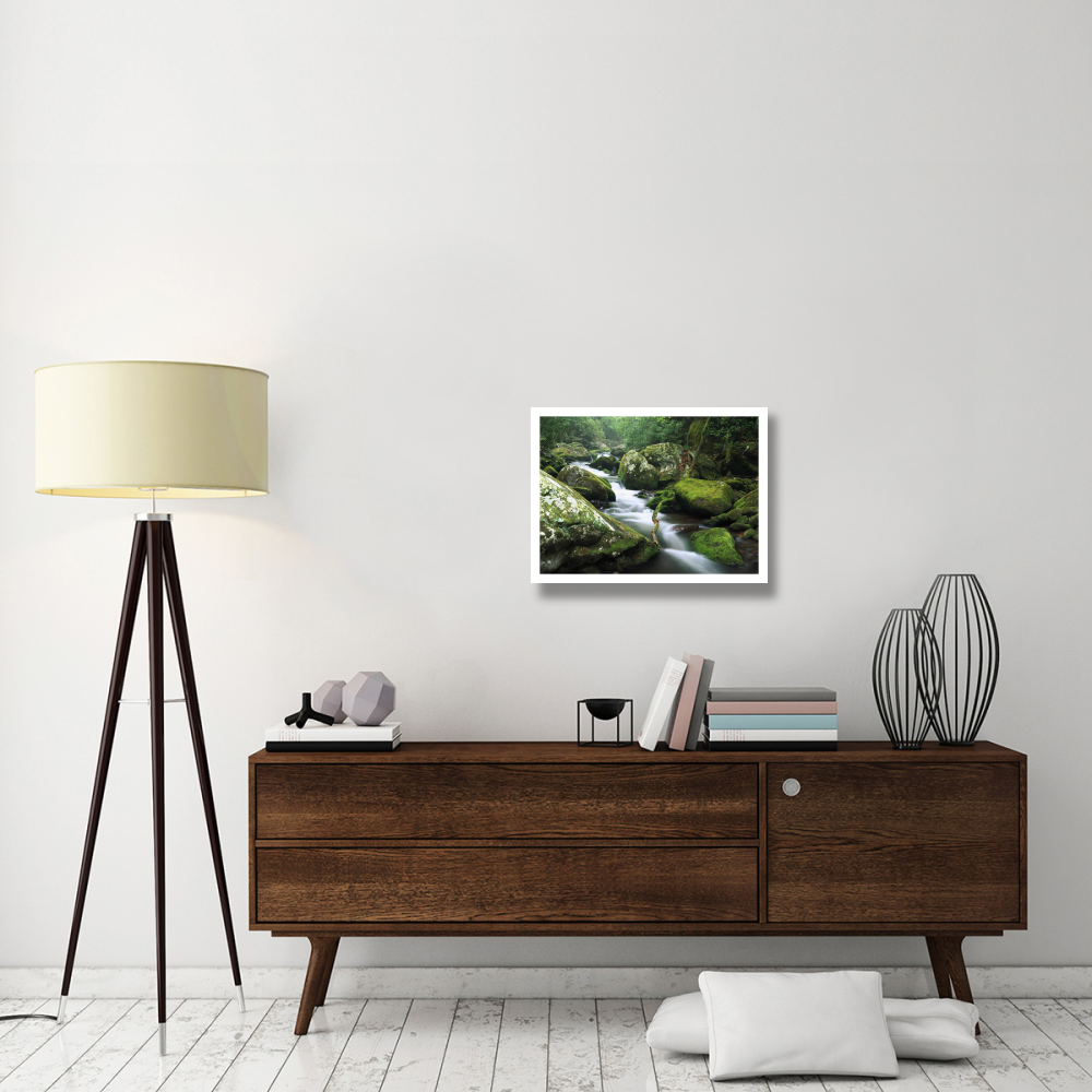 Roaring fork river, Great Smoky Mountains National Park, Tennessee-Paper Art-26&quotx20"