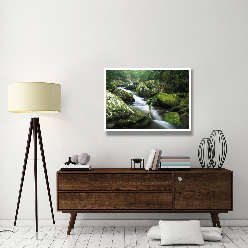 Roaring fork river, Great Smoky Mountains National Park, Tennessee-Paper Art-42&quotx32"
