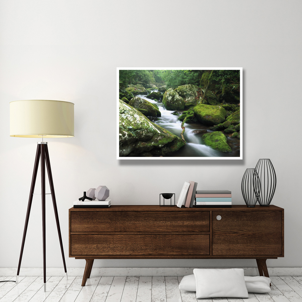 Roaring fork river, Great Smoky Mountains National Park, Tennessee-Paper Art-50&quotx38"