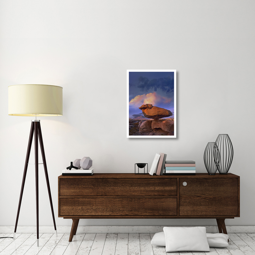 Balancing rock formation, Guadalupe Mountains National Park, Texas-Paper Art-23.3&quotx32"
