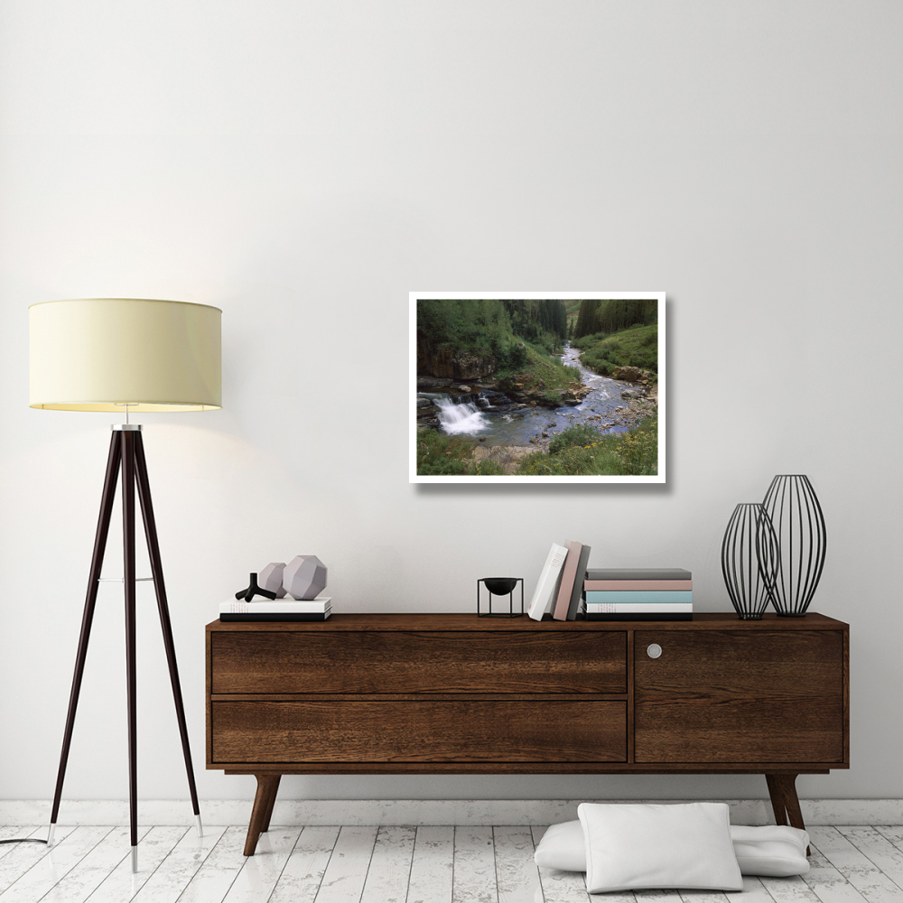La Plata River, La Plata Canyon, San Juan National Forest, Colorado-Paper Art-34&quotx26"