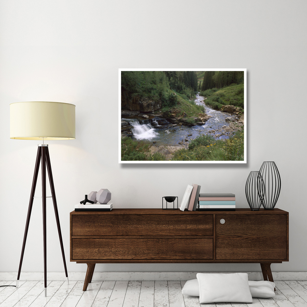La Plata River, La Plata Canyon, San Juan National Forest, Colorado-Paper Art-50&quotx38"