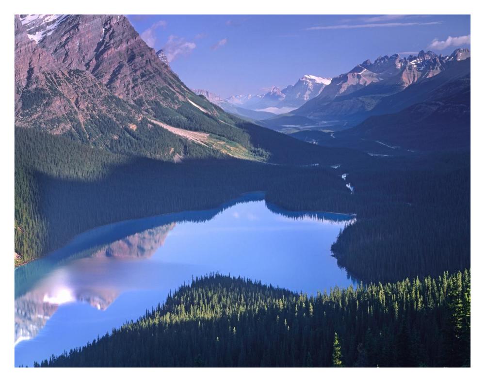 Mount Patterson at Peyto Lake, Banff National Park, Alberta, Canada-Paper Art-34"x26"