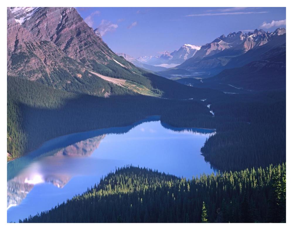 Mount Patterson at Peyto Lake, Banff National Park, Alberta, Canada-Paper Art-42"x32"