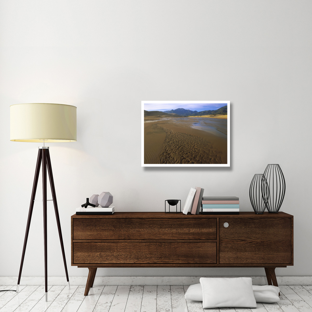 Patterns in stream bed, Great Sand Dunes National Monument, Colorado-Paper Art-34&quotx26"
