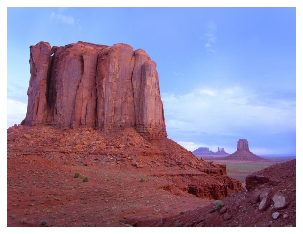 Elephant Butte from North Window viewpoint, Monument Valley, Arizona-Paper Art-42"x32"